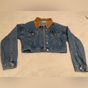 PacSun Cropped Blue Denim Jacket